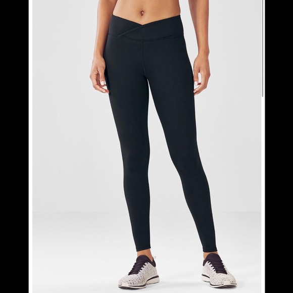Fabletics Pants - NWT Solid Powerhold Leggings with Wrap Waistband